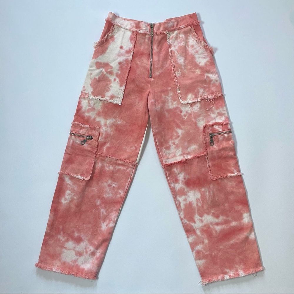 The Ragged Priest Tie Dye Cargo Jean - Picture 2 of 6
